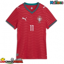 Camisa de Futebol Portugal Joao Felix #11 Equipamento Principal Mulheres Mundo 2026 Manga Curta